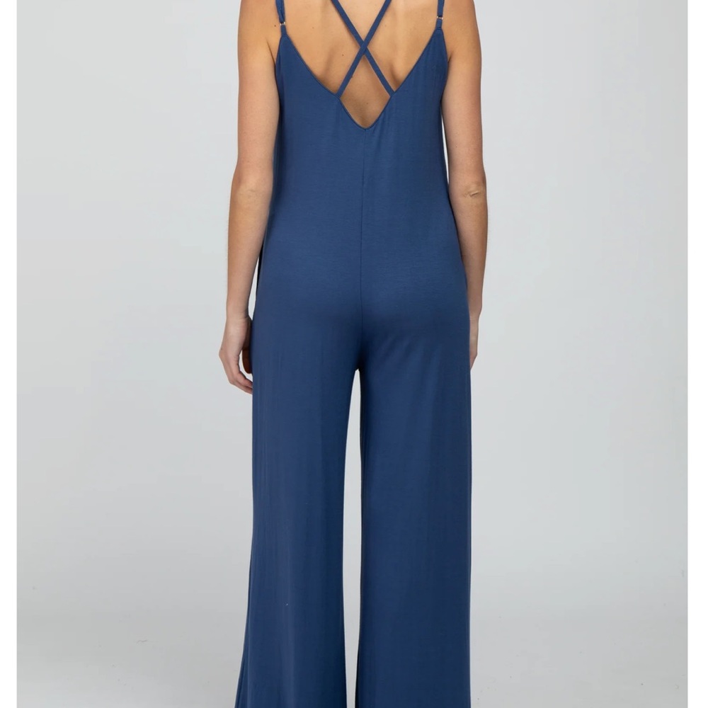 Pink Blush Maternity Jumpsuit